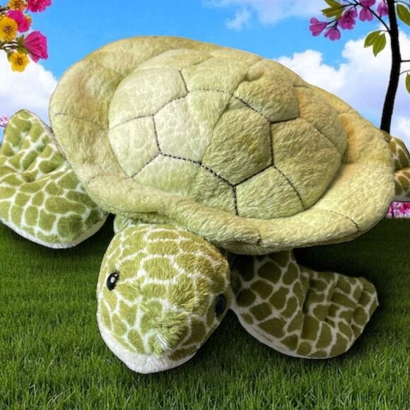 Douglas 9" Plush Sea Turtle Pebbles Stuffed Animal Shower Gift Nursery Decor - Picture 11 of 11